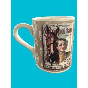 Vintage Gibson Coffee Mug Cosmopolitan Hearst’s International May 1937 Colorful